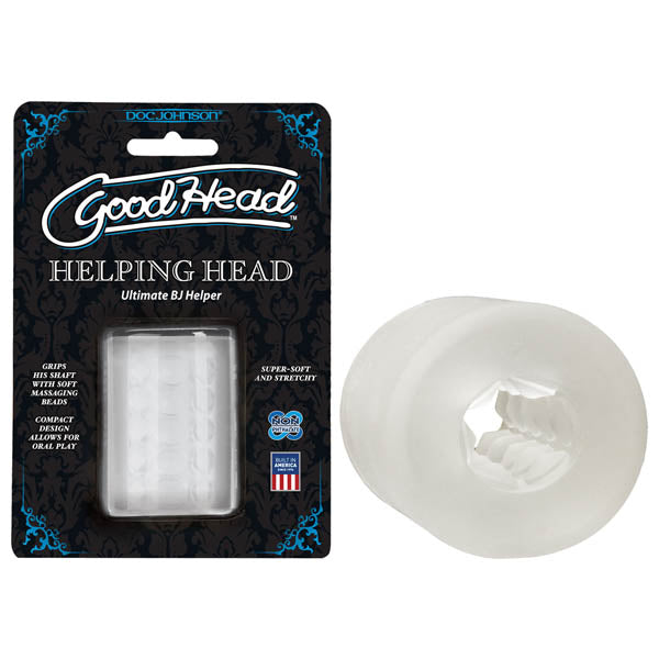 Good Head Helping Head Clear 5 Cm Stroker Sleeve For Blowjobs