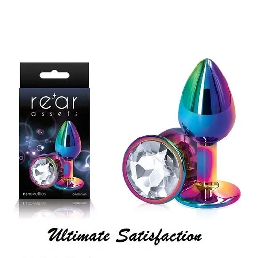 Multicolor Round Small Butt Plug