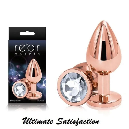 Rose Gold Round Medium Butt Plug