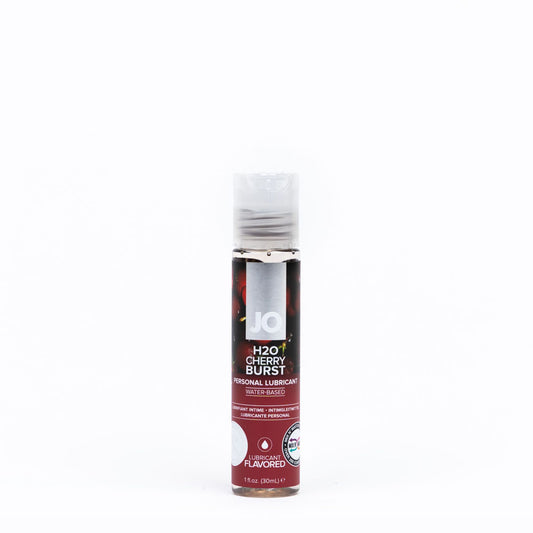 Jo H2 O Cherry Burst Lube 30 M L Cherry Flavoured Water Based Lubricant 30 Ml Bottle