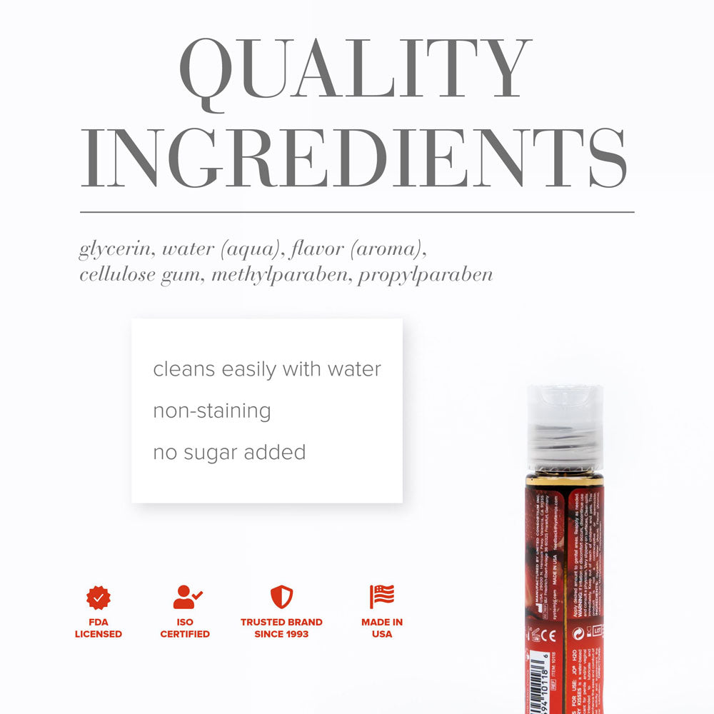 Jo H2 O Strawberry Kisses Lube 30 M L Strawberry Flavoured Water Based Lubricant 30 Ml Bottle