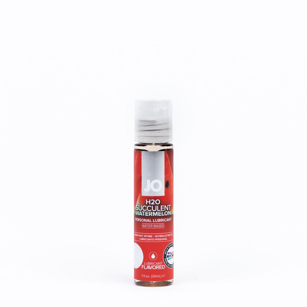 Jo H2 O Succulent Watermelon Lube 30 M L Watermelon Flavoured Water Based Lubricant 30 Ml Bottle