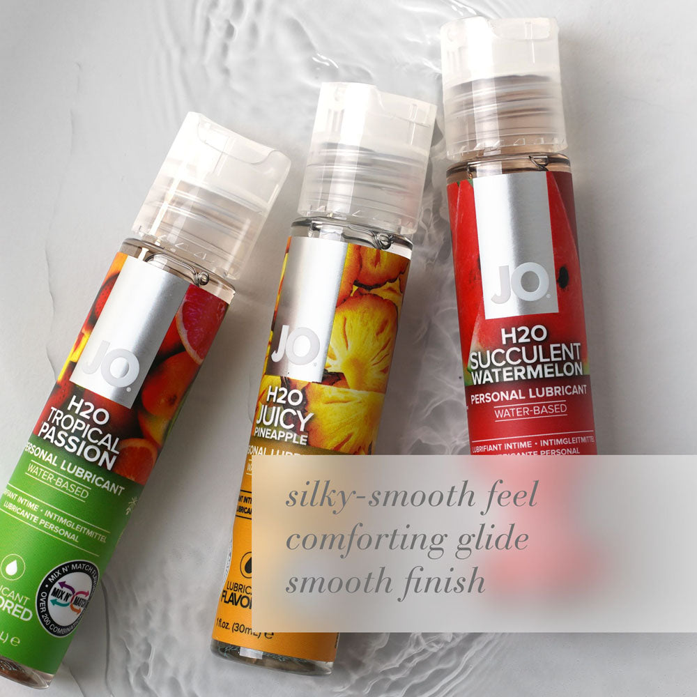 Jo H2 O Juicy Pineapple Lube 30 M L Pineapple Flavoured Water Based Lubricant 30 Ml Bottle
