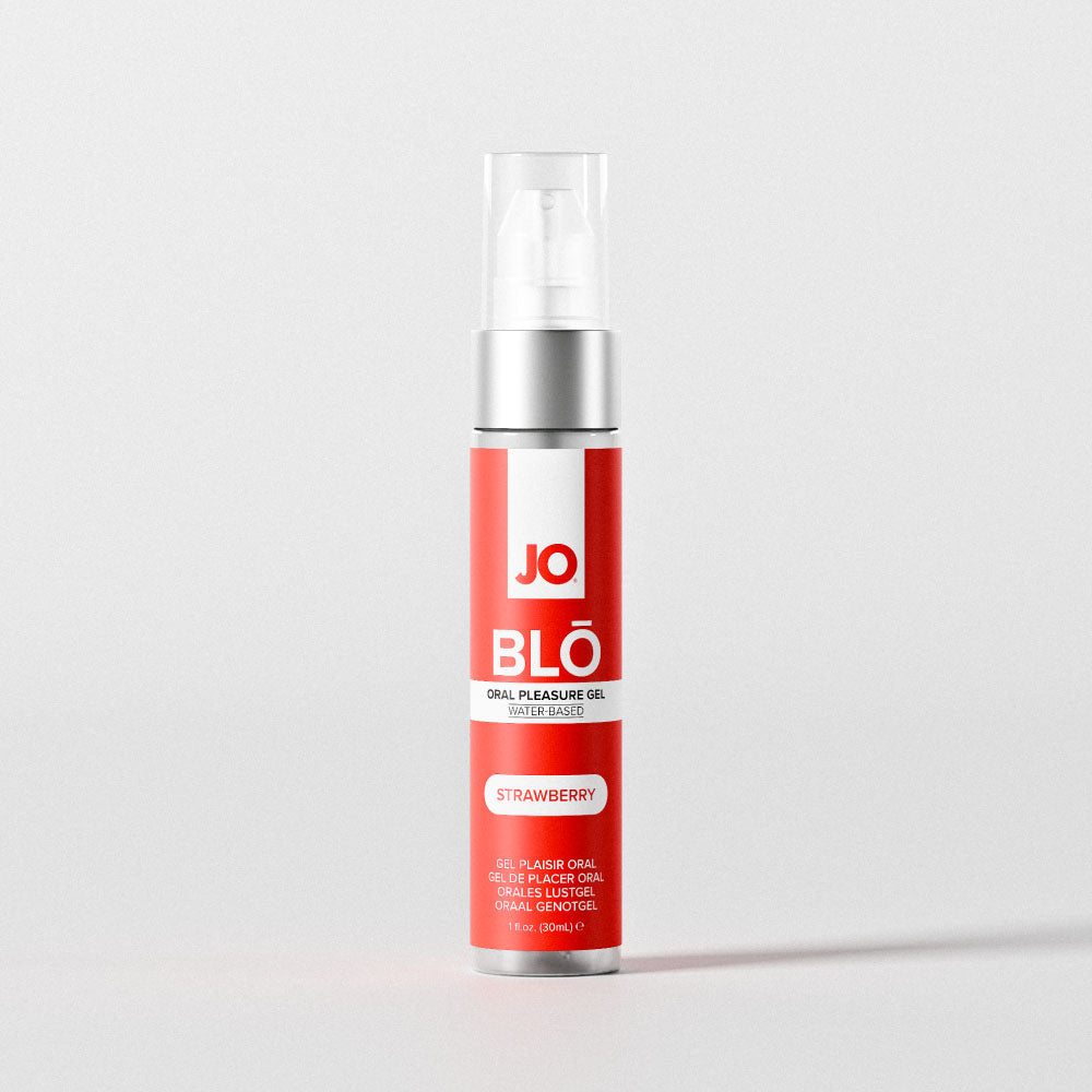 Jo Blo Strawberry Strawberry Flavoured Oral Pleasure Gel 30 Ml Bottle