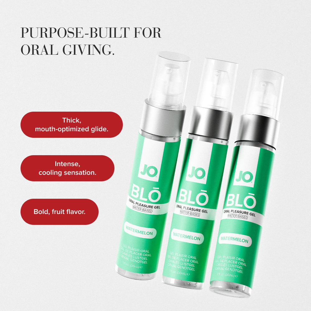 Jo Blo Watermelon Watermelon Flavoured Oral Pleasure Gel 30 Ml Bottle