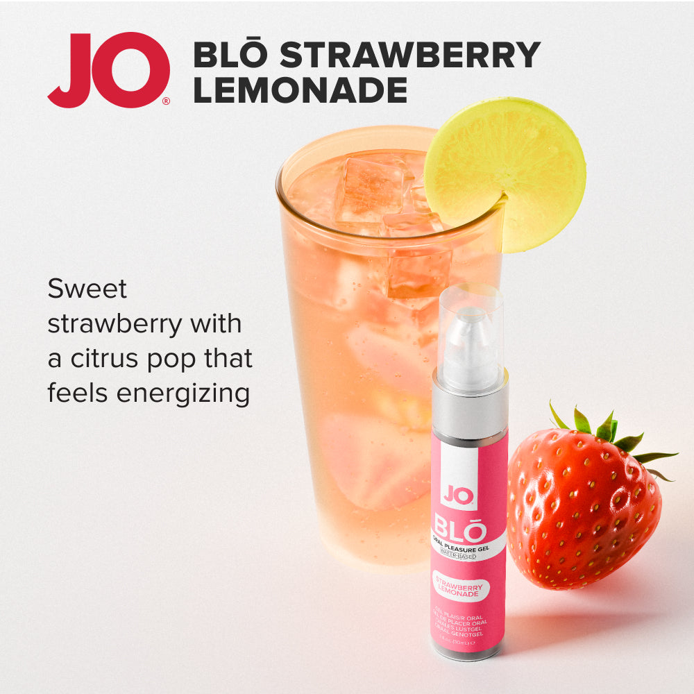 Jo Blo Strawberry Lemonade Strawberry Lemonade Flavoured Oral Pleasure Gel 30 Ml Bottle