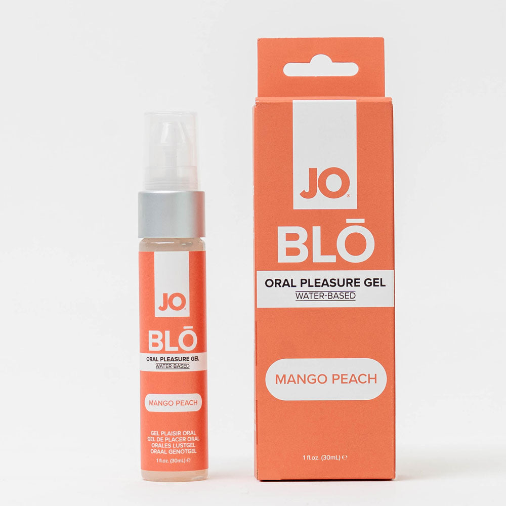 Jo Blo Mango Peach Mango Peach Flavoured Oral Pleasure Gel 30 Ml Bottle