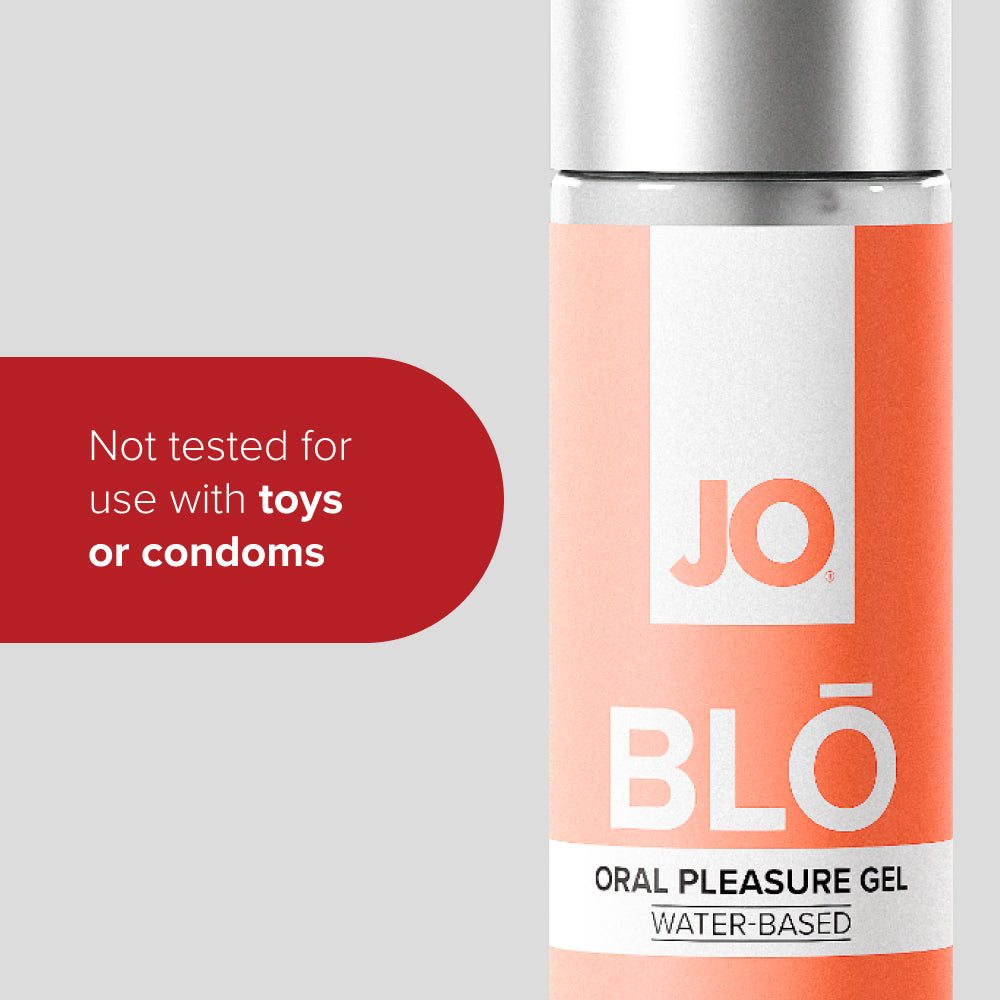 Jo Blo Mango Peach Mango Peach Flavoured Oral Pleasure Gel 30 Ml Bottle