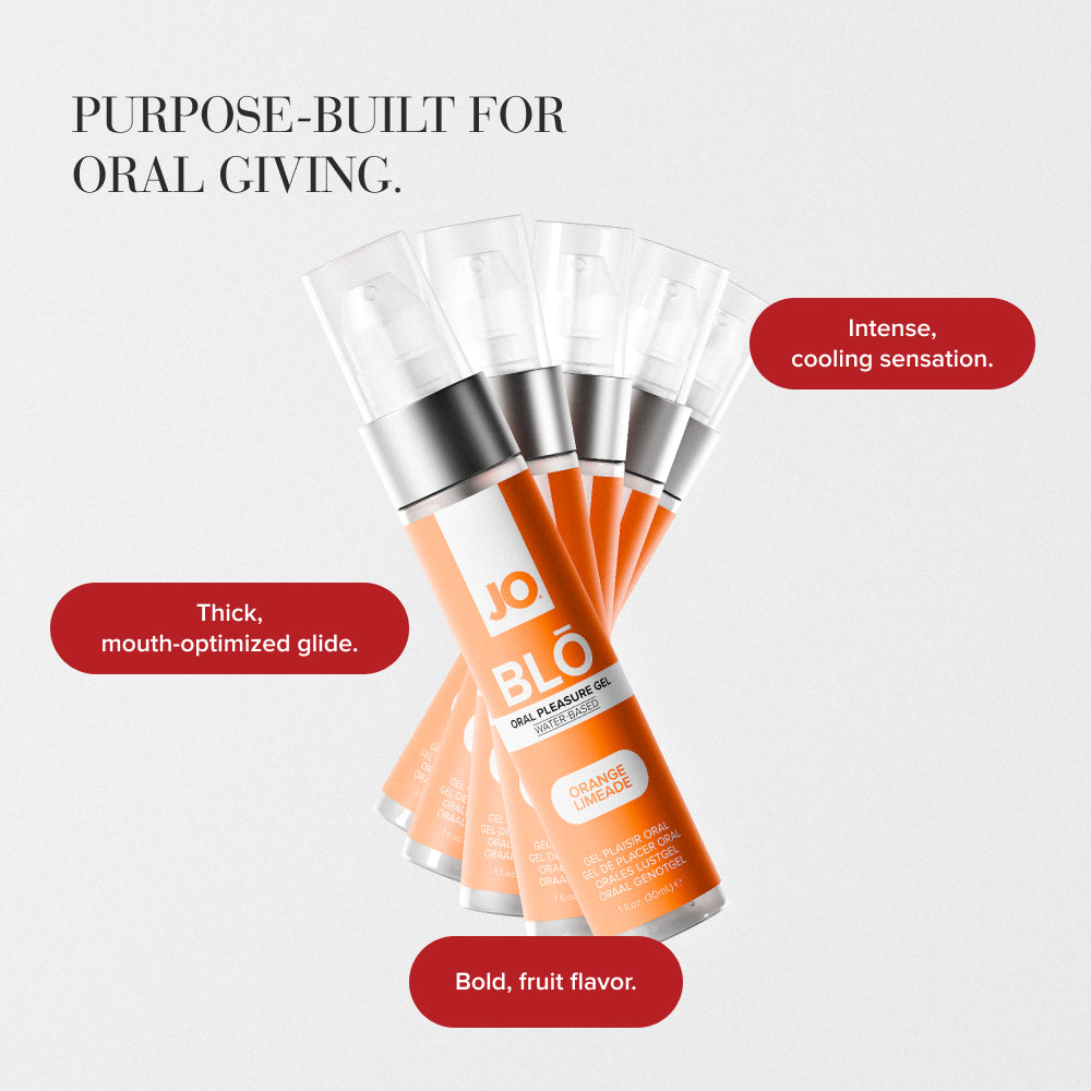 Jo Blo Orange Limeade Orange Limeade Flavoured Oral Pleasure Gel 30 Ml Bottle