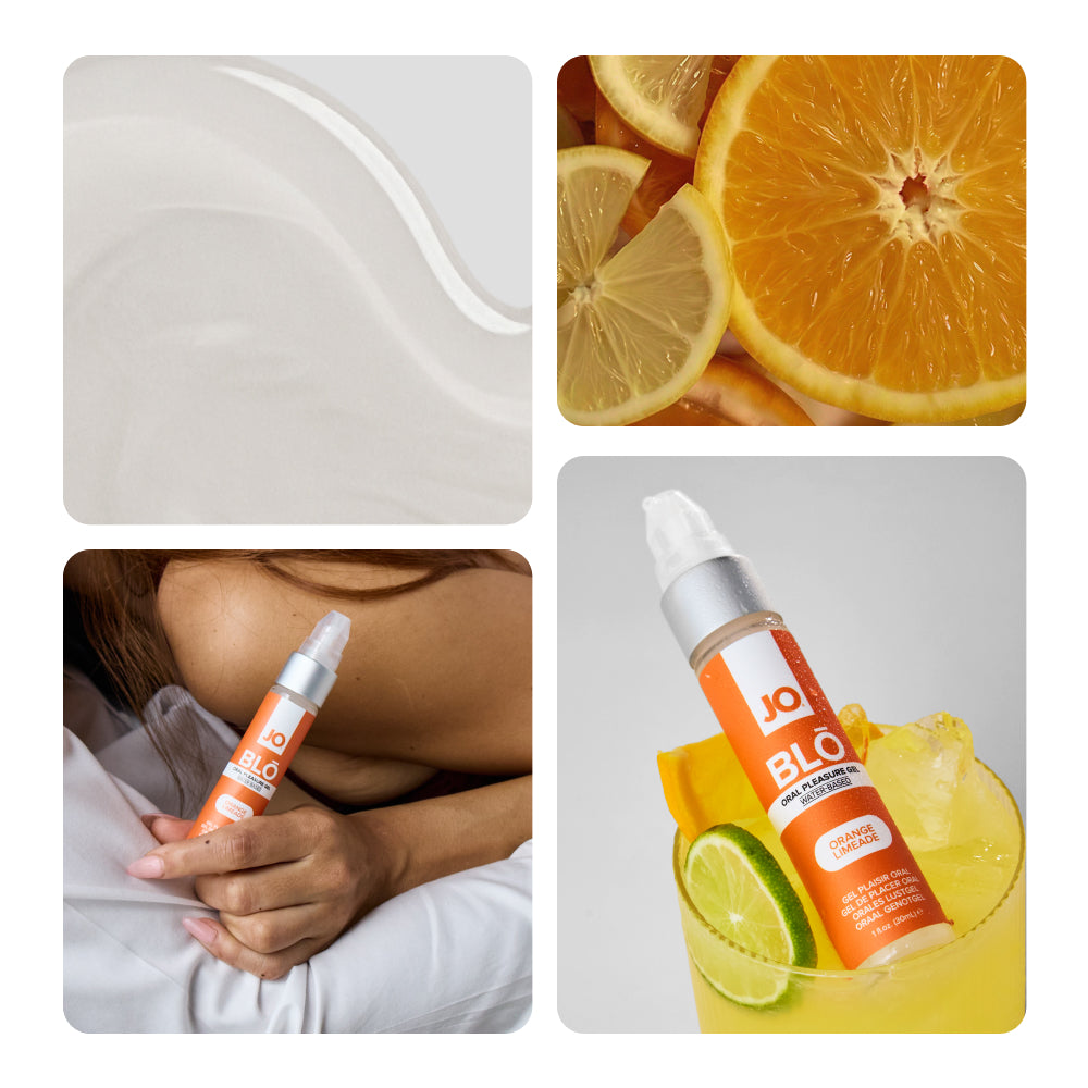 Jo Blo Orange Limeade Orange Limeade Flavoured Oral Pleasure Gel 30 Ml Bottle