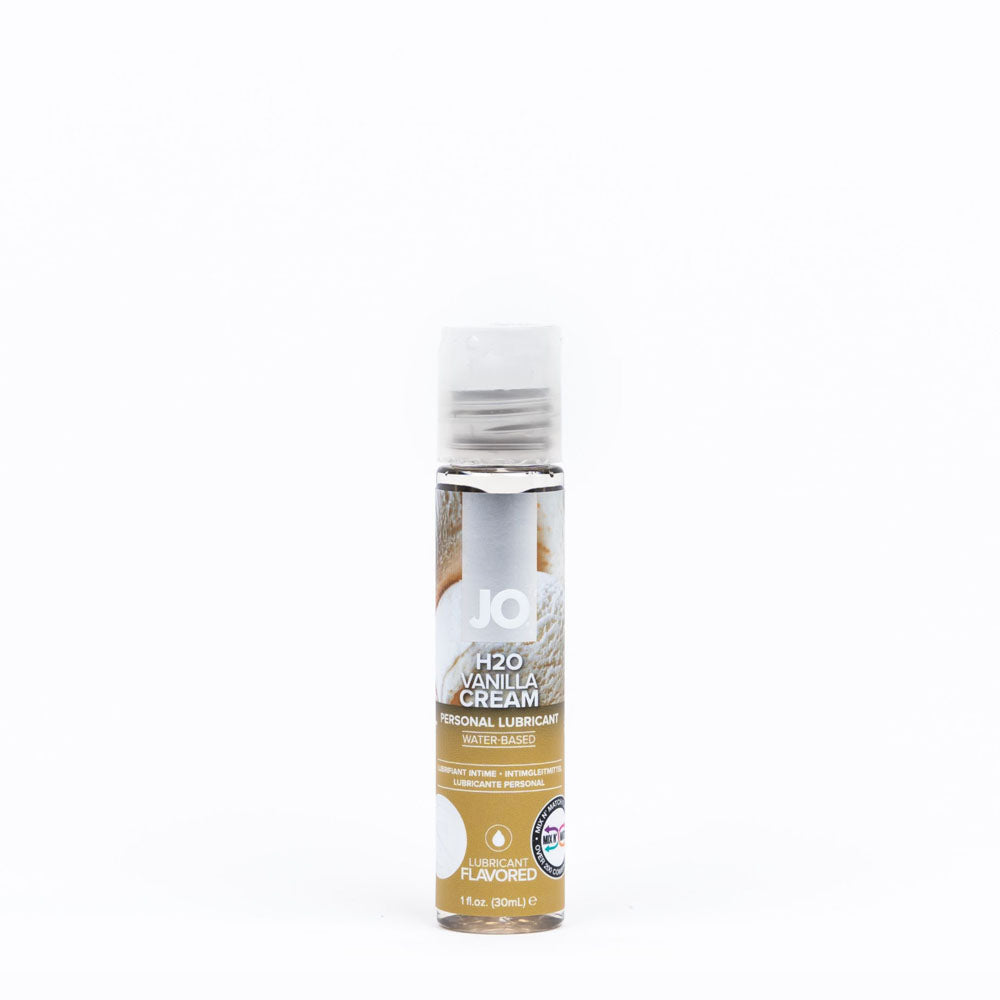 Jo H2 O Vanilla Cream Lube 30 M L Vanilla Flavoured Water Based Lubricant 30 Ml Bottle