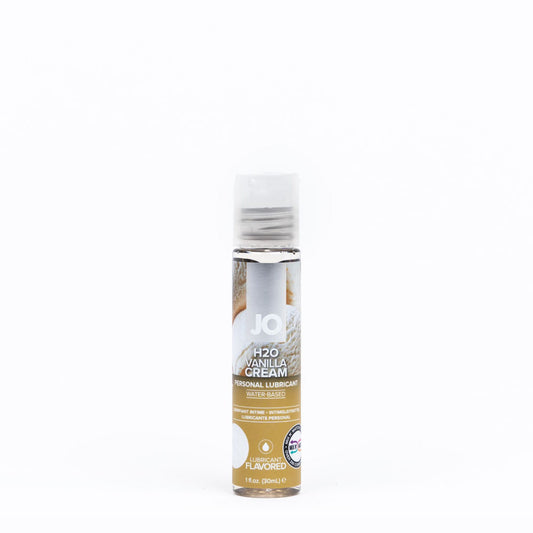 Jo H2 O Vanilla Cream Lube 30 M L Vanilla Flavoured Water Based Lubricant 30 Ml Bottle