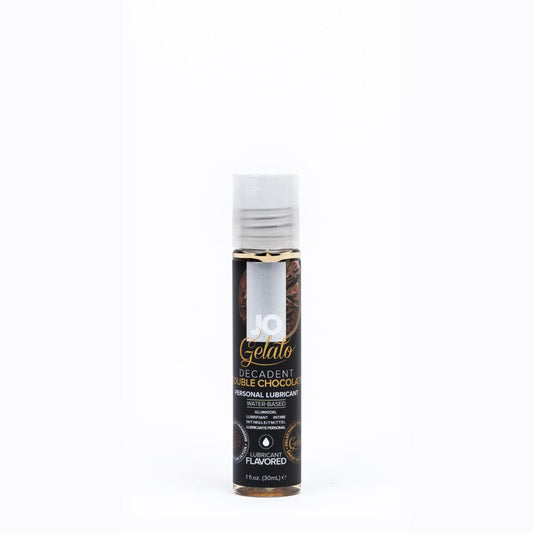 Jo Gelato Decadent Double Chocolate Lubricant 30 M L Chocolate Flavoured Water Based Lubricant 30 Ml Bottle