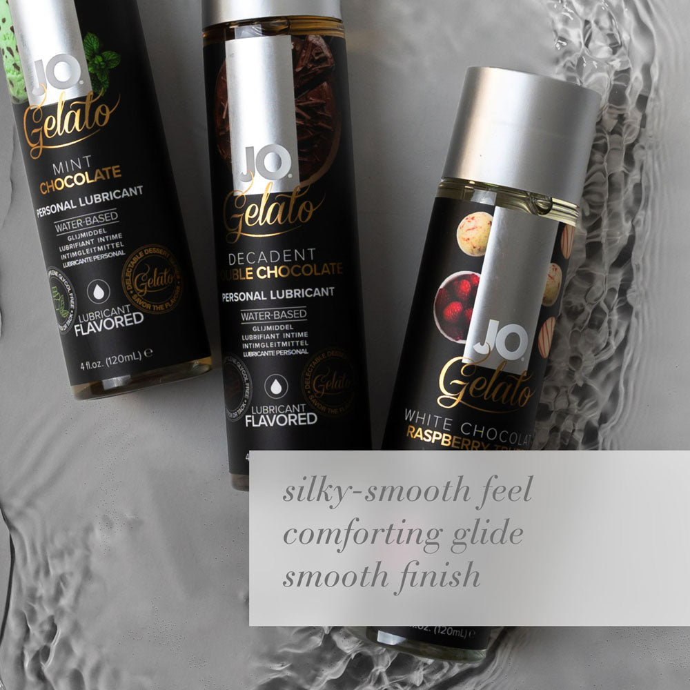 Jo Gelato Decadent Double Chocolate Lubricant 30 M L Chocolate Flavoured Water Based Lubricant 30 Ml Bottle