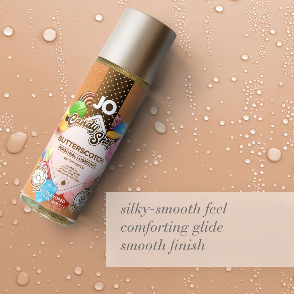 Jo Candy Shop Butterscotch Lube 60 M L Butterscotch Flavoured Water Based Lubricant 60 Ml Bottle