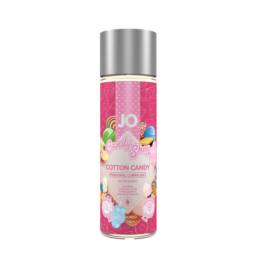 Jo Candy Shop Cotton Candy Lube 60 M L Cotton Candy Flavoured Water Based Lubricant 60 Ml Bottle