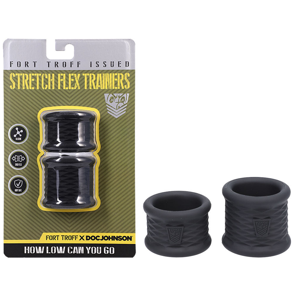 Fort Troff Stretch Flex Trainers Black Ball Stretchers Set Of 2