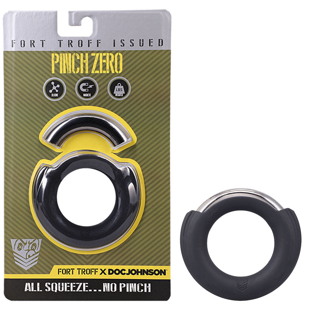 Fort Troff Pinch Zero Ring Black Cock Ring