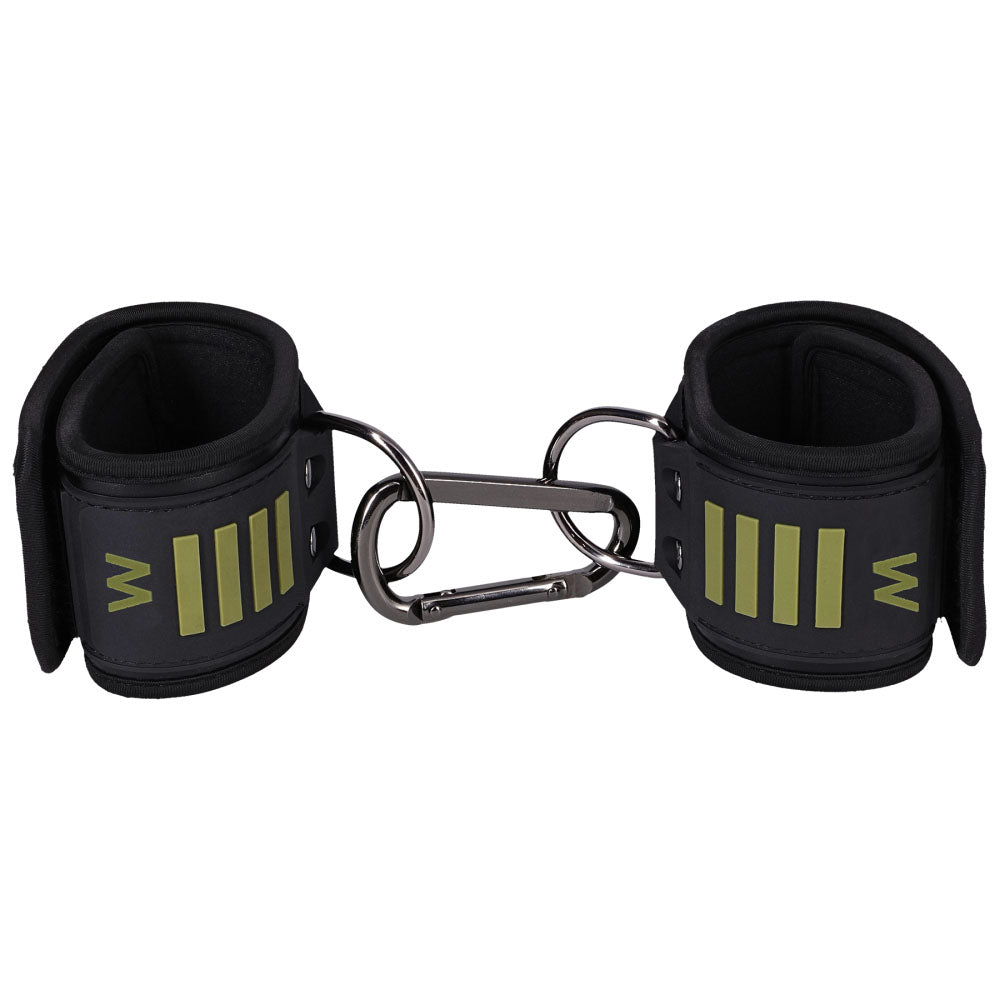 Fort Troff Tactical Wrist Cuffs Black/Green Restraints
