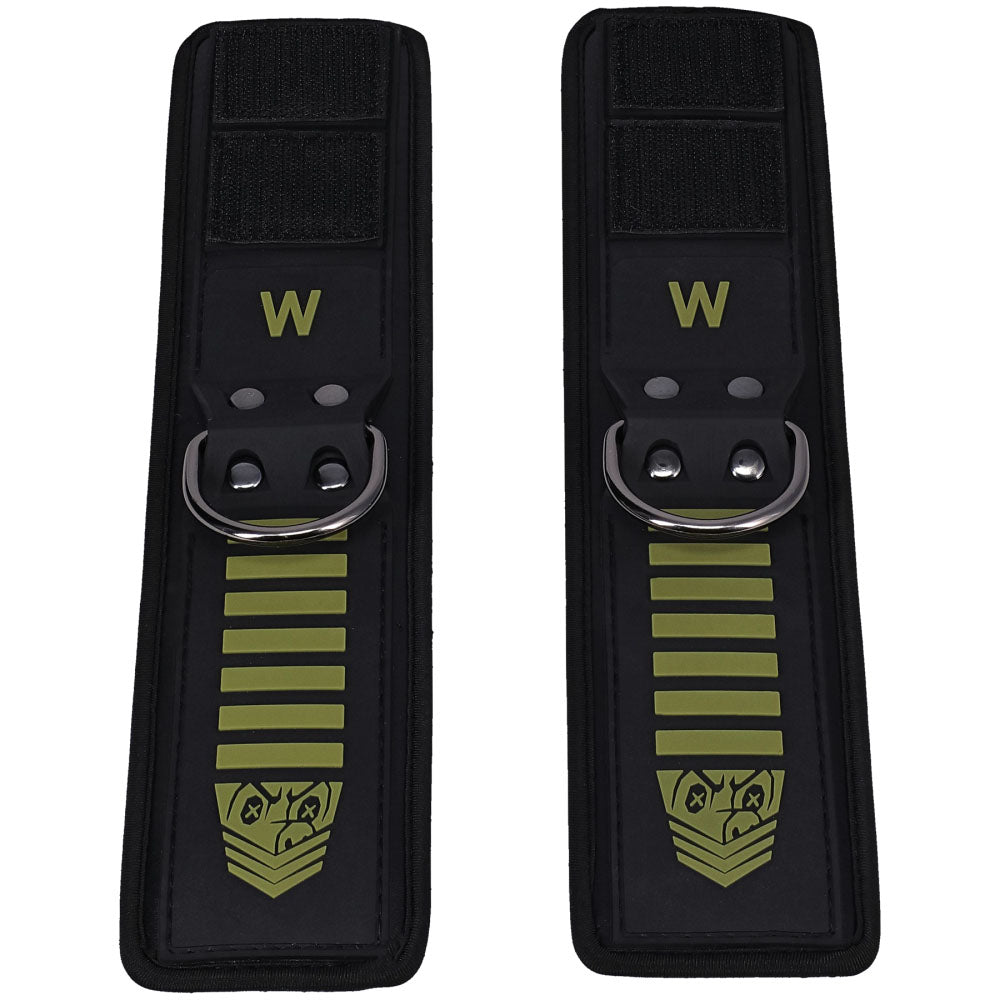 Fort Troff Tactical Wrist Cuffs Black/Green Restraints