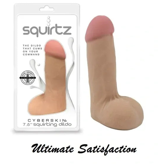 Squirtz CyberSkin Squirting Dildo