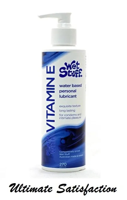 Wet Stuff Vitamin E Lubricant (270g), Water Based, Sex Lubricant/Lube