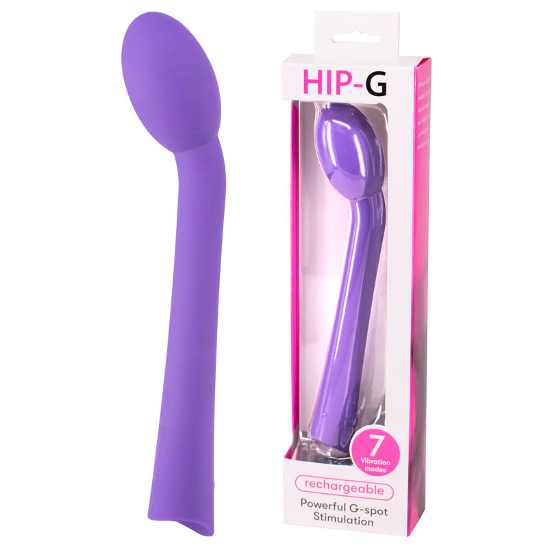 Hip G Rechargeable Purple Usb Rechargeable Vibrator