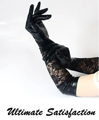 BLACK LACE GLOVES