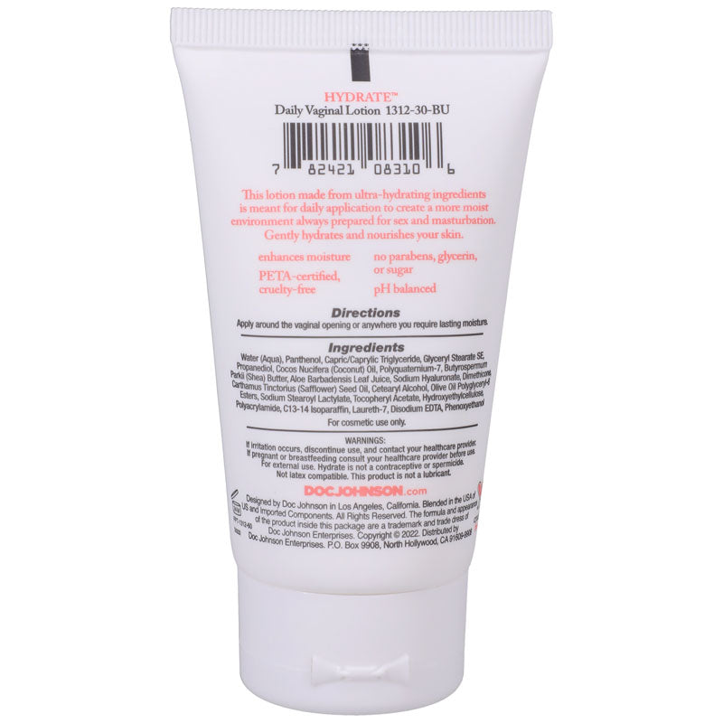 Hydrate Daily Vaginal Lotion 56 Gram Tube