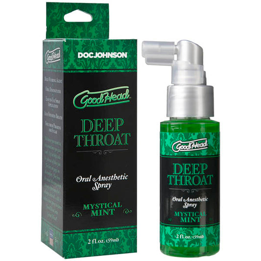Good Head Deep Throat Spray Mystical Mint Flavoured Deep Throat Spray 59 Ml Bottle