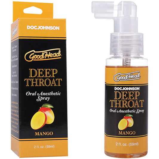 Good Head Deep Throat Spray Mango Mango Flavoured Deep Throat Spray 59 Ml Bottle