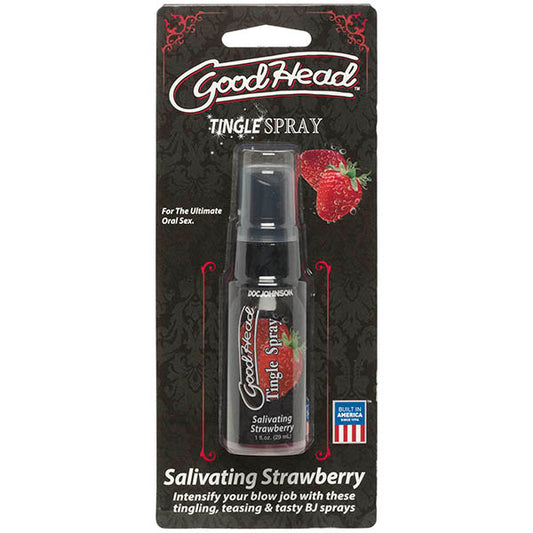 Good Head Tingle Spray Salivating Strawberry Flavoured 29 Ml Spray