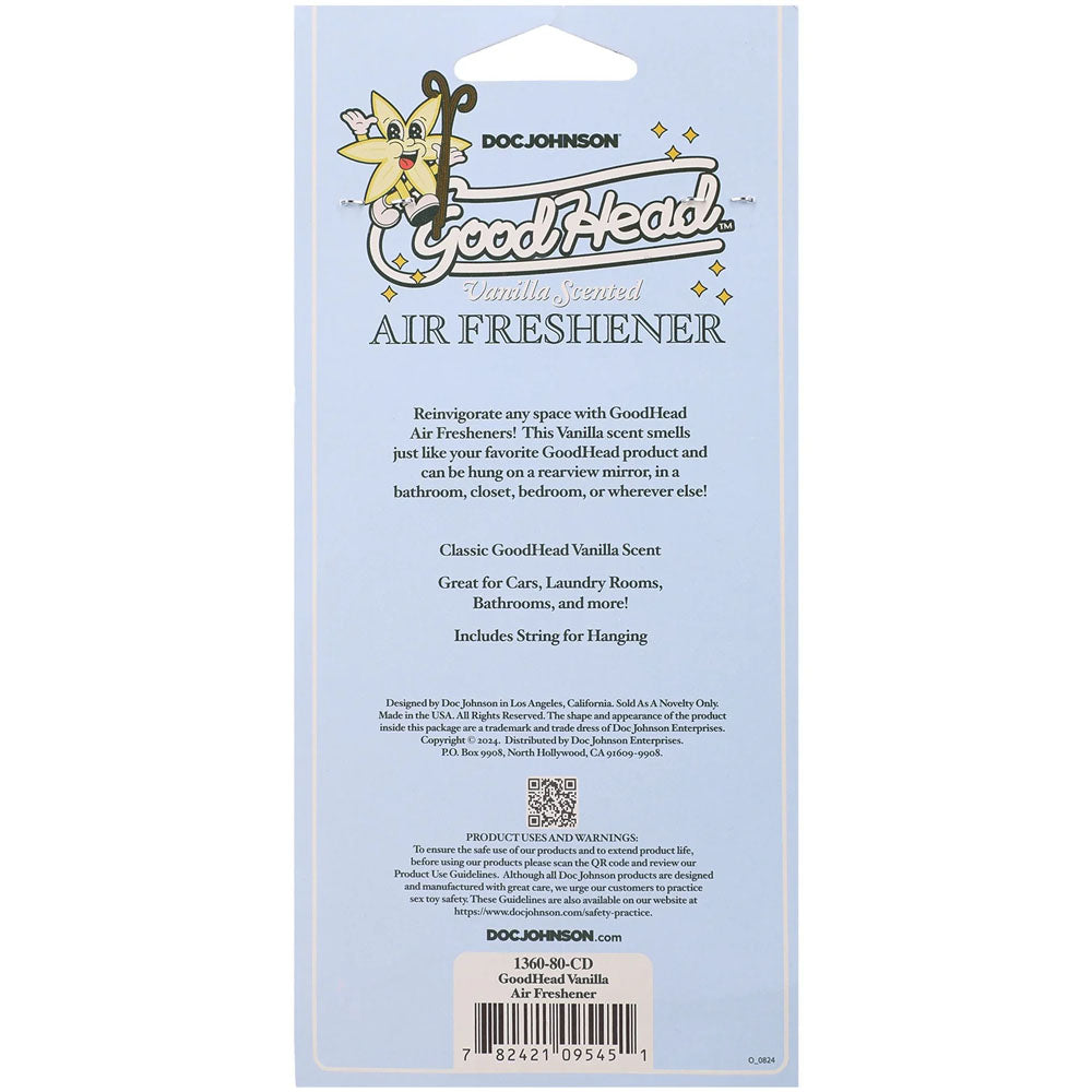 Good Head Air Freshener Vanilla Vanilla Scented Air Freshener