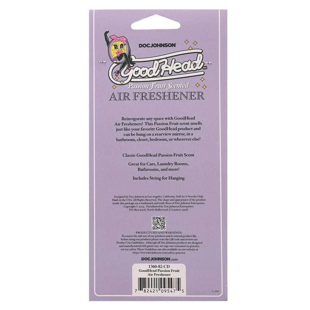 Good Head Air Freshener Passion Fruit Passion Fruit Scented Air Freshener
