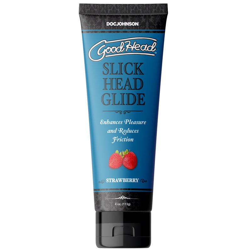 Good Head Slick Head Glide Strawberry Strawberry Flavoured Lubricant 120 Ml Tube