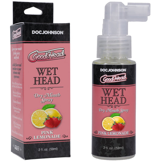 Good Head Wet Head Dry Mouth Spray Pink Lemonade Flavoured 59 Ml Bottle