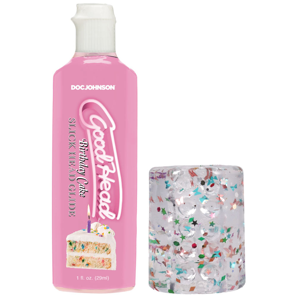 Good Head Birthday Blowjob Kit Birthday Cake Good Head Glide With Helping Head Stroker