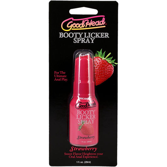 Good Head Booty Licker Spray Strawberry Strawberry Flavoured Spray 29 Ml Bottle