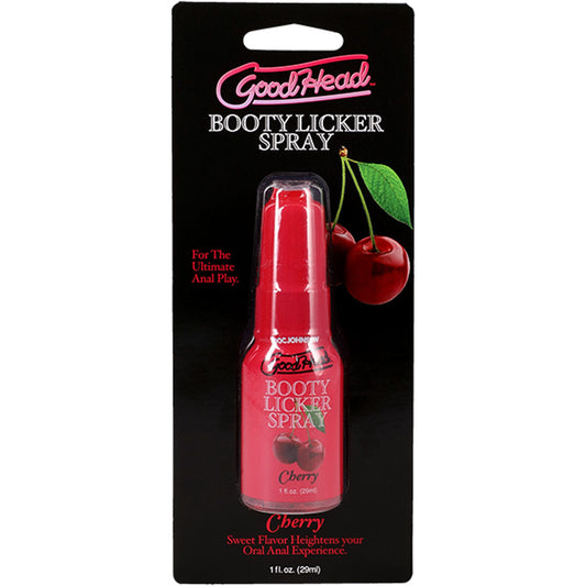 Good Head Booty Licker Spray Cherry Cherry Flavoured Spray 29 Ml Bottle