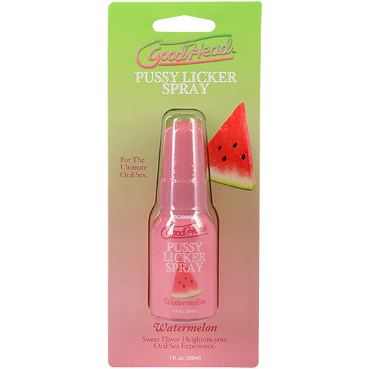 Good Head Pussy Licker Spray Watermelon Watermelon Flavoured Spray 29 Ml Bottle
