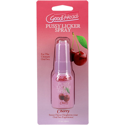 Good Head Pussy Licker Spray Cherry Cherry Flavoured Spray 29 Ml Bottle