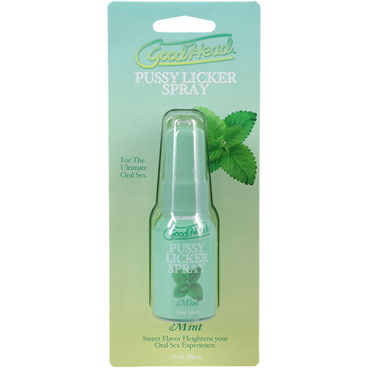 Good Head Pussy Licker Spray Mint Mint Flavoured Spray 29 Ml Bottle