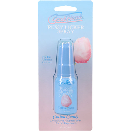 Good Head Pussy Licker Spray Cotton Candy Cotton Candy Flavoured Spray 29 Ml Bottle