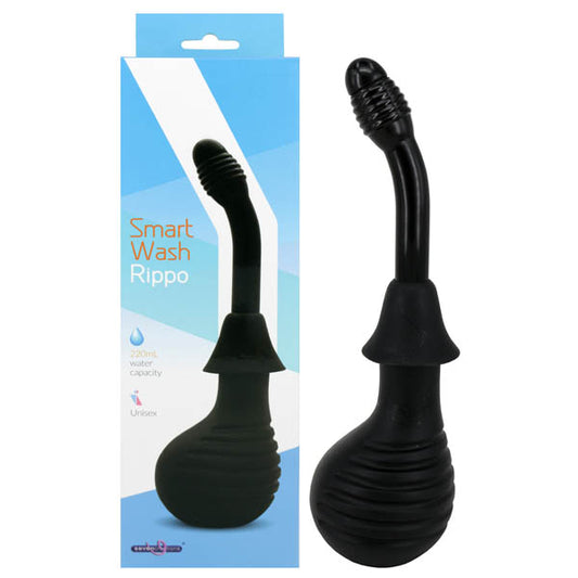 Smart Wash Rippo Black Unisex Douche 220 Ml Capacity