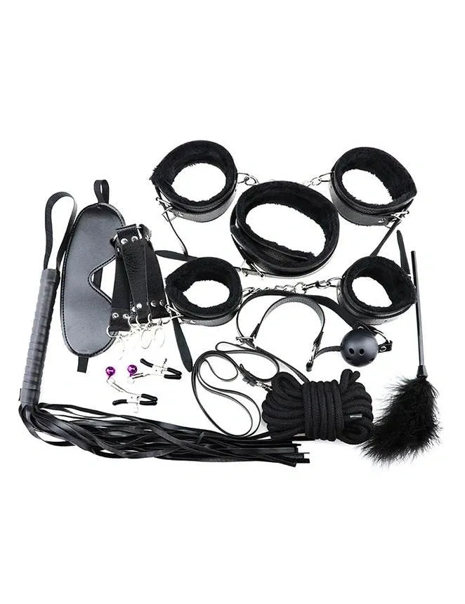 Black Bondage Kit 13pc