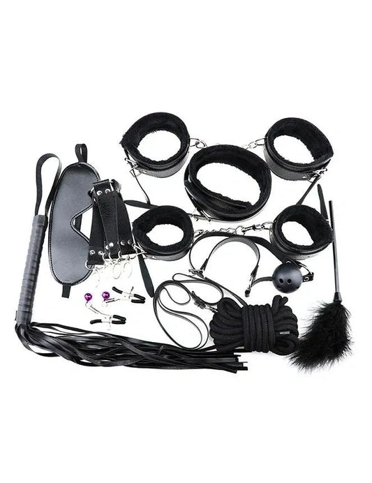 Black Bondage Kit 13pc