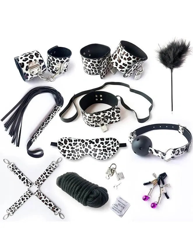 Leopard Print Bondage Kit