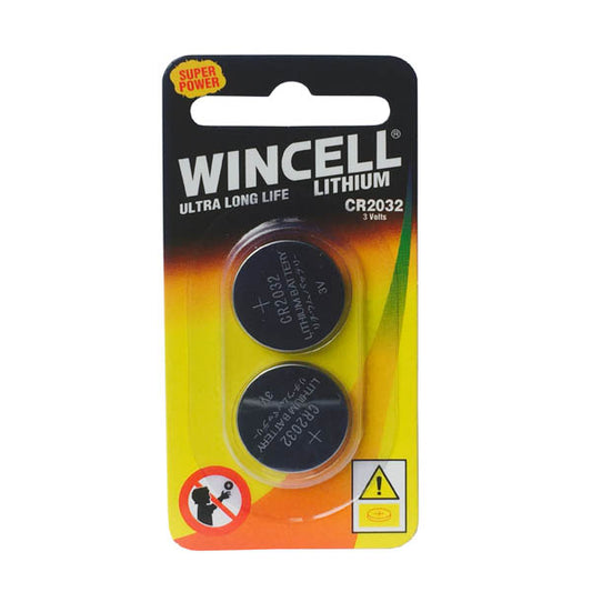 Wincell Cr2032 Batteries Lithium Cell Batteries Cr2032 2 Pack