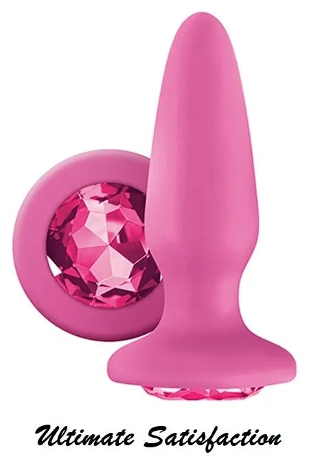 Butt Plug with Rainbow Gem Base