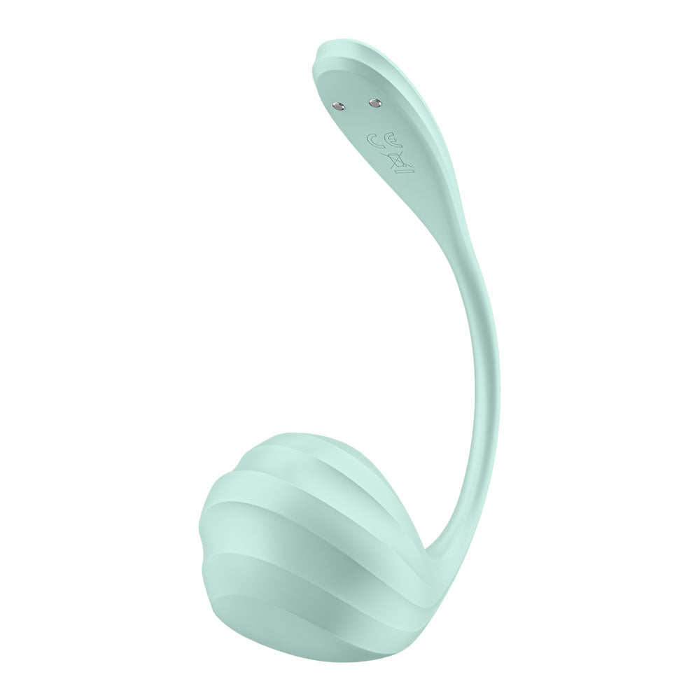 Satisfyer Smooth Petal Mint Mint Usb Rechargeable Wearable Stimulator With App Control